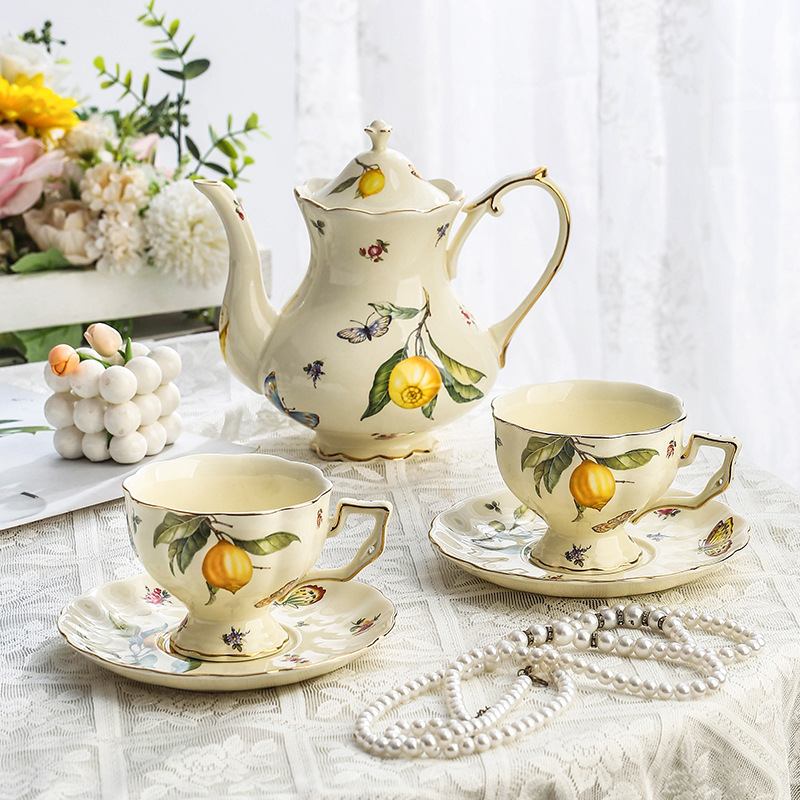Coffee Tea Pot - Europese theeservies in landelijke stijl, theepot