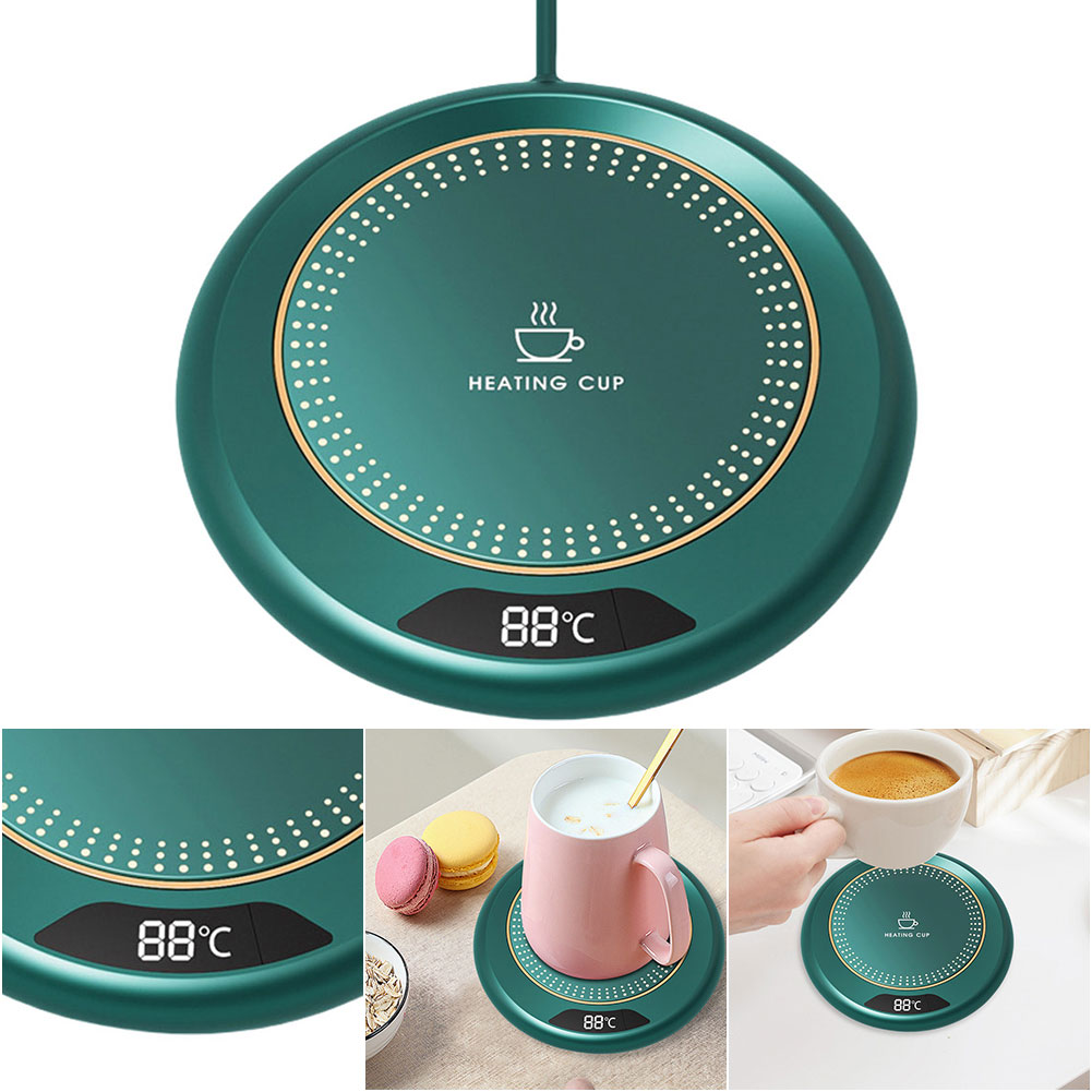 Coffee Tea Warmer - USB-koffiemokverwarmer met 3 temperatuurinstellingen Koffieverwarmerplaat Koffiekopverwarmer