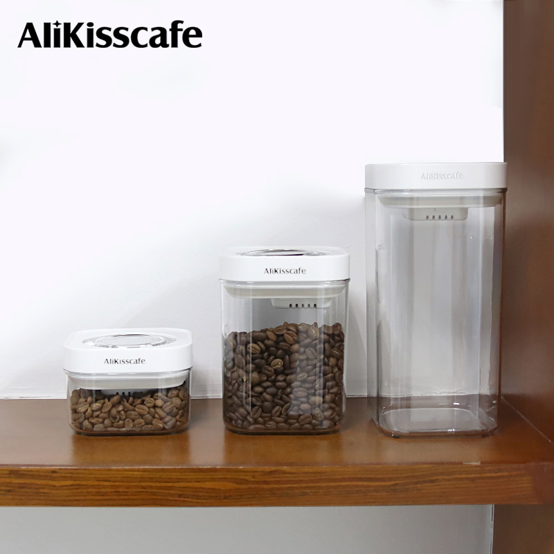 Coffee Tea And Bean - AliKisscafe Koffiebonen Opslagcontainer Vacuüm Verzegelde Tankpot