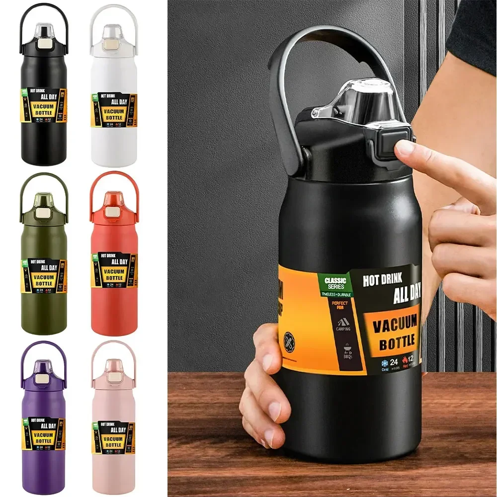 Cold Brew Jar - Draagbare Thermoskan Met Stro Koude En
