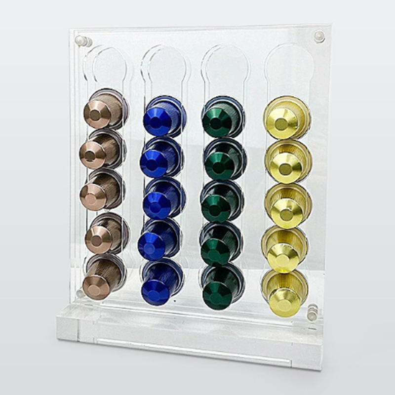 Coffee Capsule Holder - 40 Capsule Koffie Capsulehouder Acryl Transparant