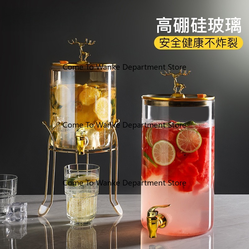 Cold Brew Jar - Glazen pot met kraan voor het