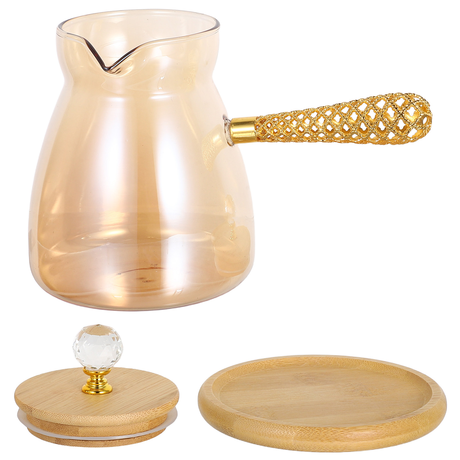 Glazen Turkse koffiekan, 750 m - Coffee Tea Pot recensie en prijs
