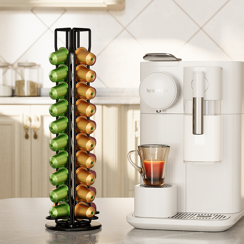 40-delige draaibare metalen ko - Coffee Capsule Holder recensie en prijs