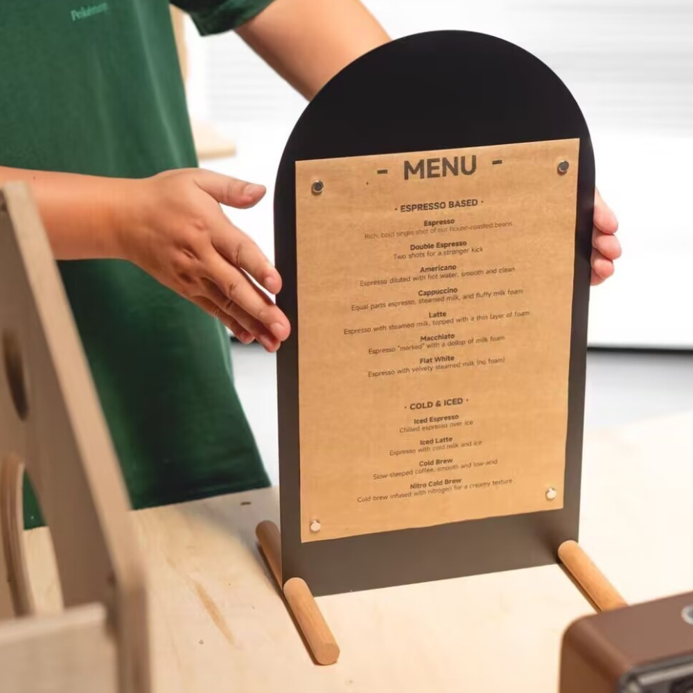 1 STKS A4 Metalen Handgeschild - Coffee Tea Menu recensie en prijs