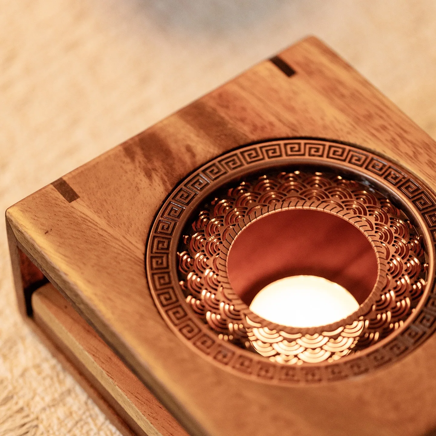 Walnoot Warme Thee Kachel Kaar - Coffee Tea Warmer recensie en prijs