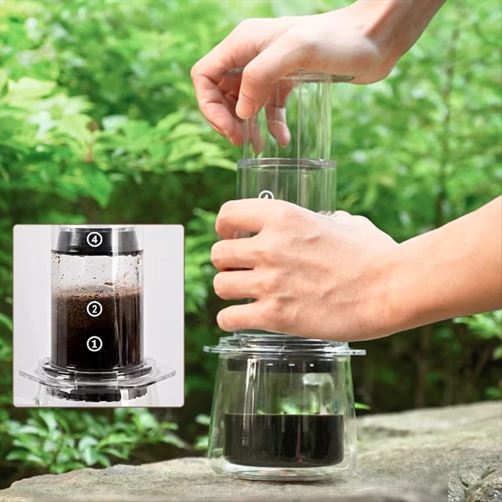 Draagbare koffiekan Franse sti - Cold Brew Jar recensie en prijs