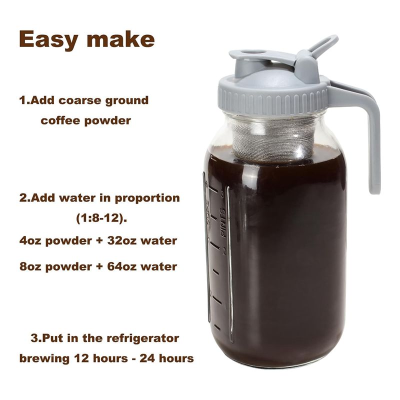 ABUH-koffiefilter voor cold br - Cold Brew Jar recensie en prijs