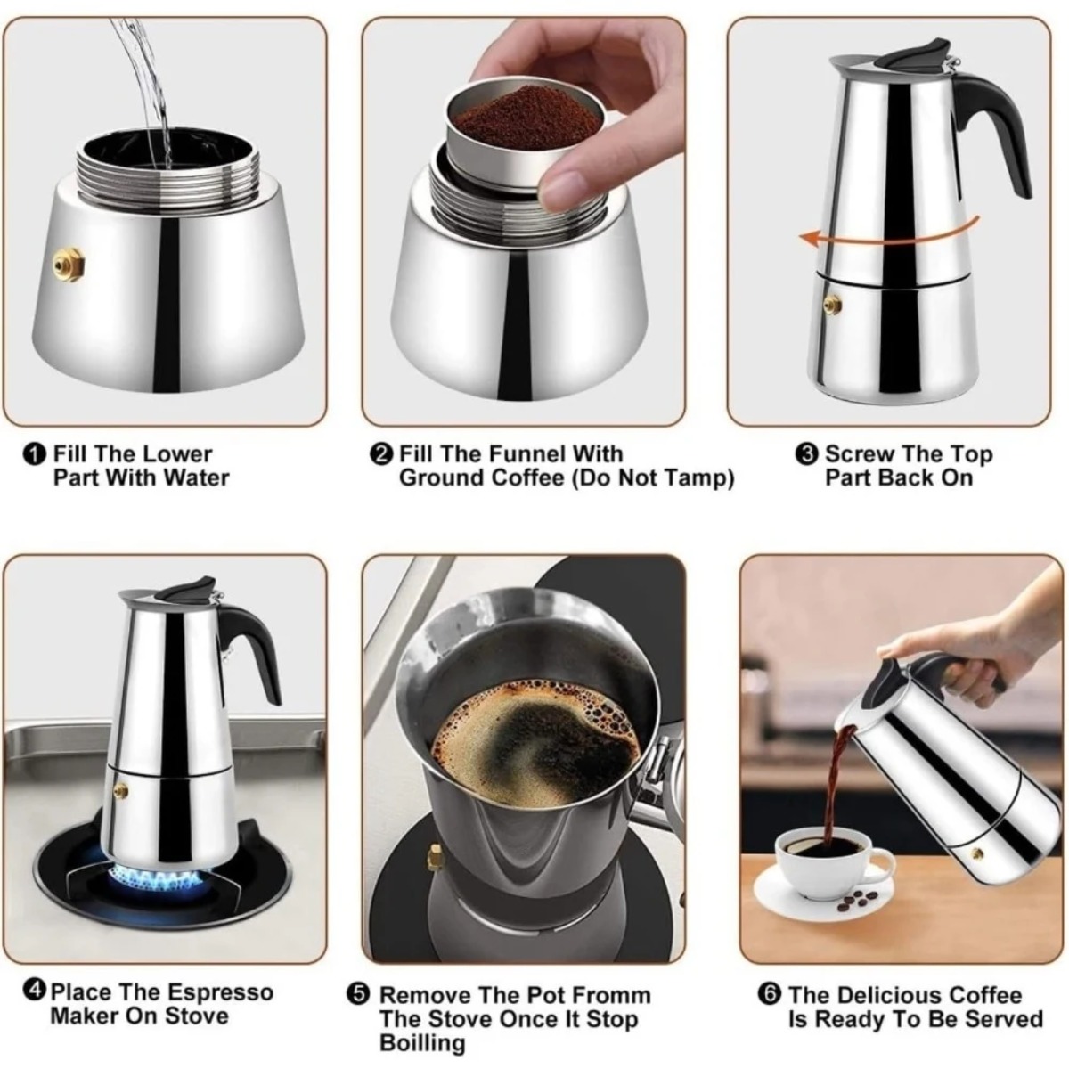 Draagbare Mocha Koffiepot van  - Coffee Tea Pot recensie en prijs
