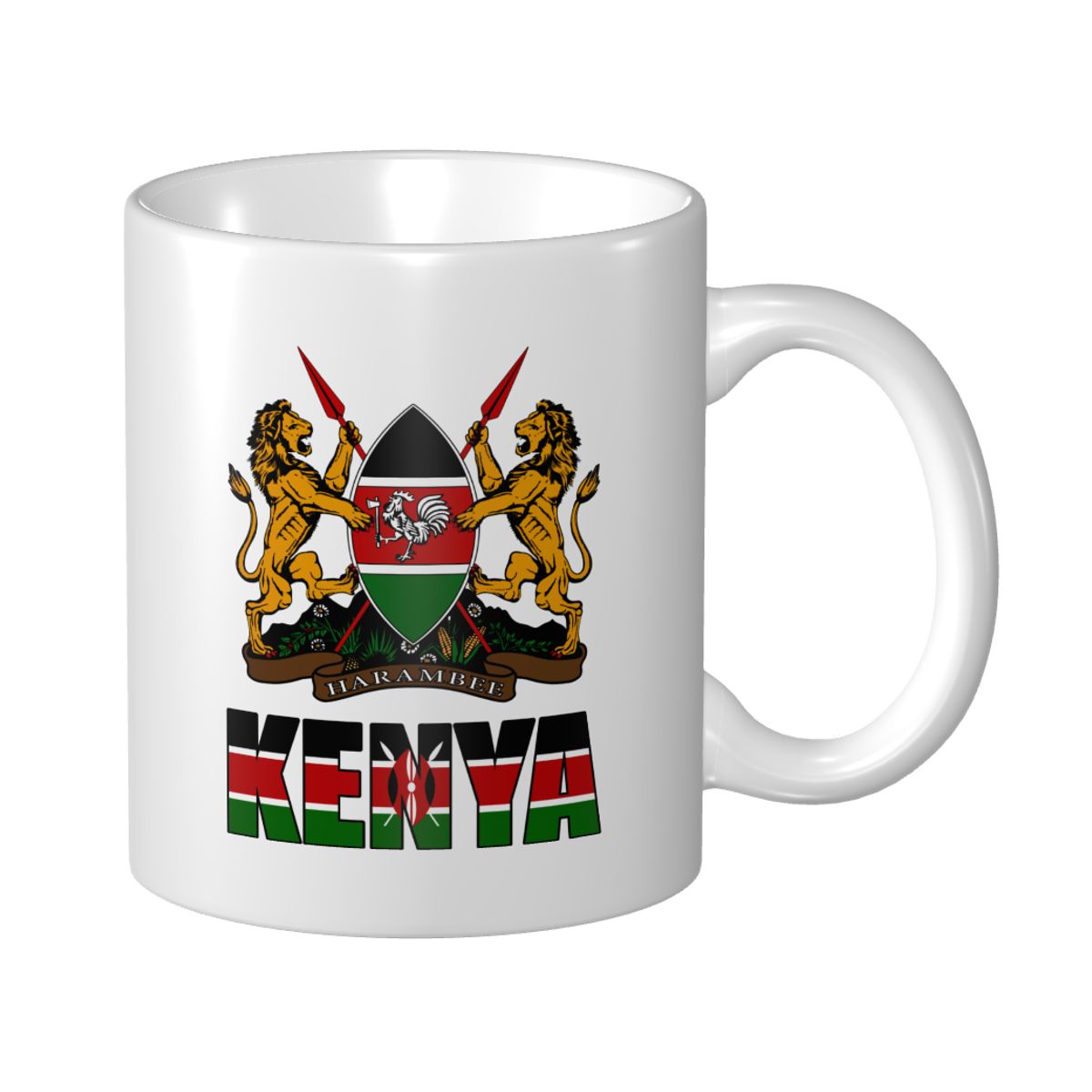 Mark Cup Mok Kenia Letter Vlag - Coffee Tea Kenya recensie en prijs