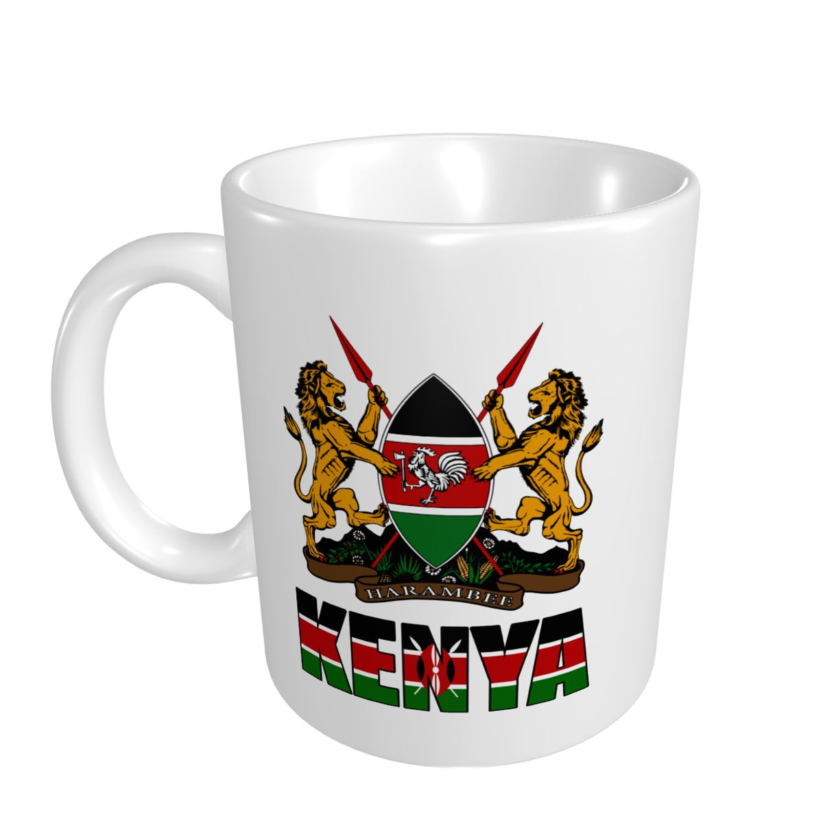 Mark Cup Mok Kenia Letter Vlag - Coffee Tea Kenya recensie en prijs