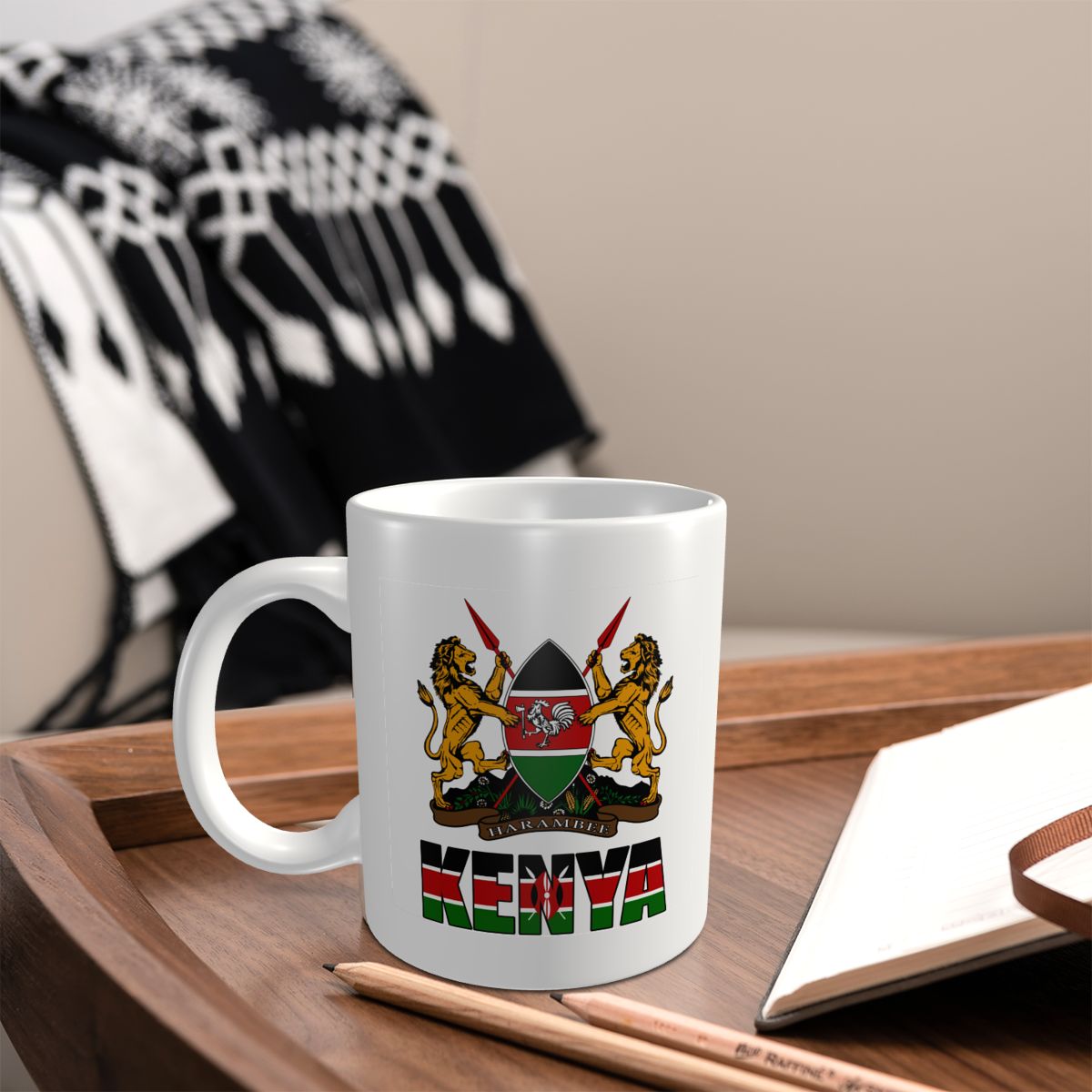 Mark Cup Mok Kenia Letter Vlag - Coffee Tea Kenya recensie en prijs