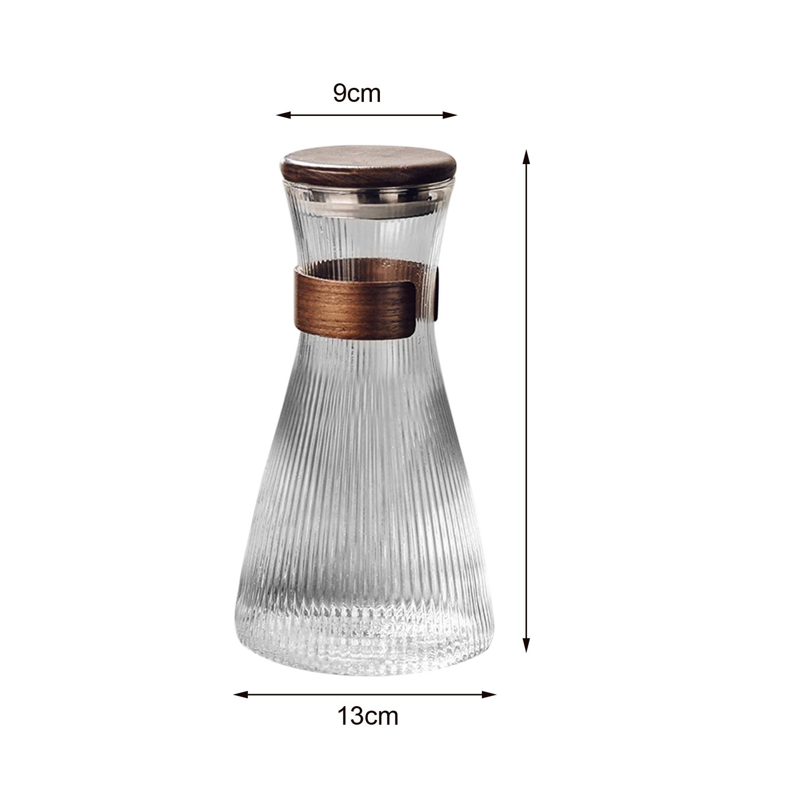 Glazen kan met walnoot deksel, - Cold Brew Jar recensie en prijs