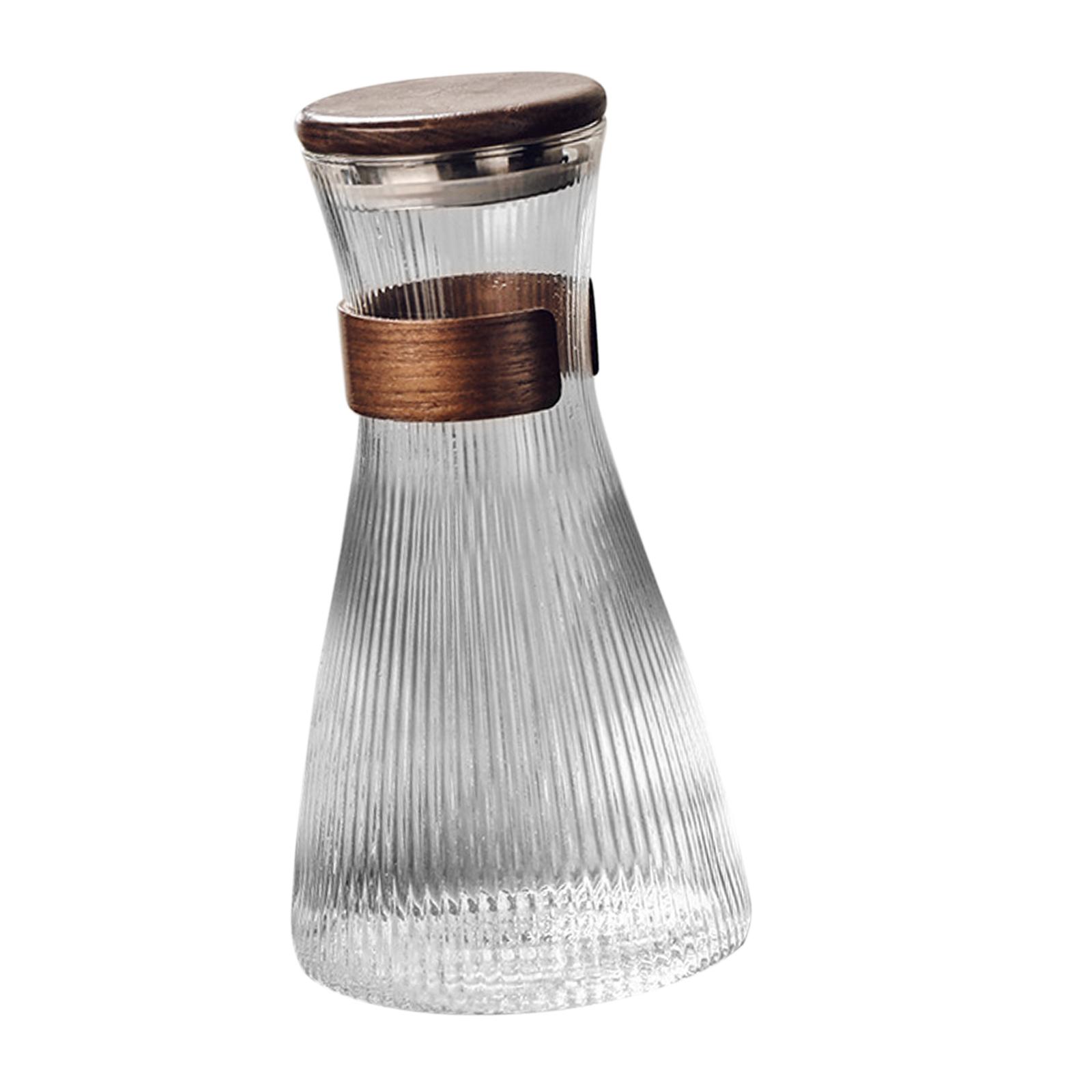 Glazen kan met walnoot deksel, - Cold Brew Jar recensie en prijs