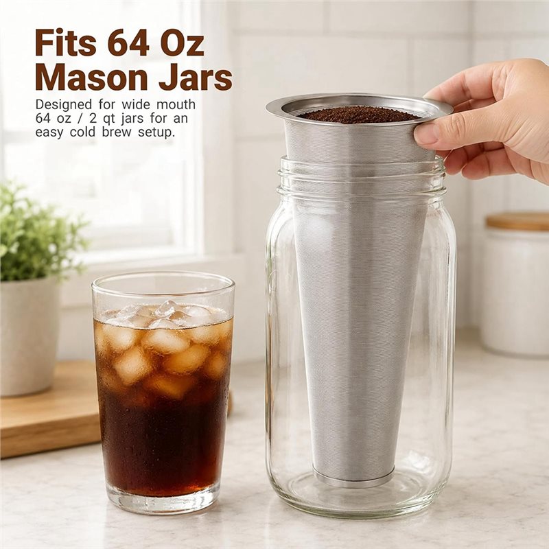 A96K – Koffiefilter voor cold  - Cold Brew Jar recensie en prijs
