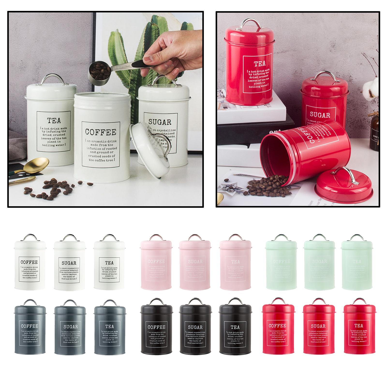 3-delige 1200ml luchtdichte ke - Coffee Tea Canister Set recensie en prijs