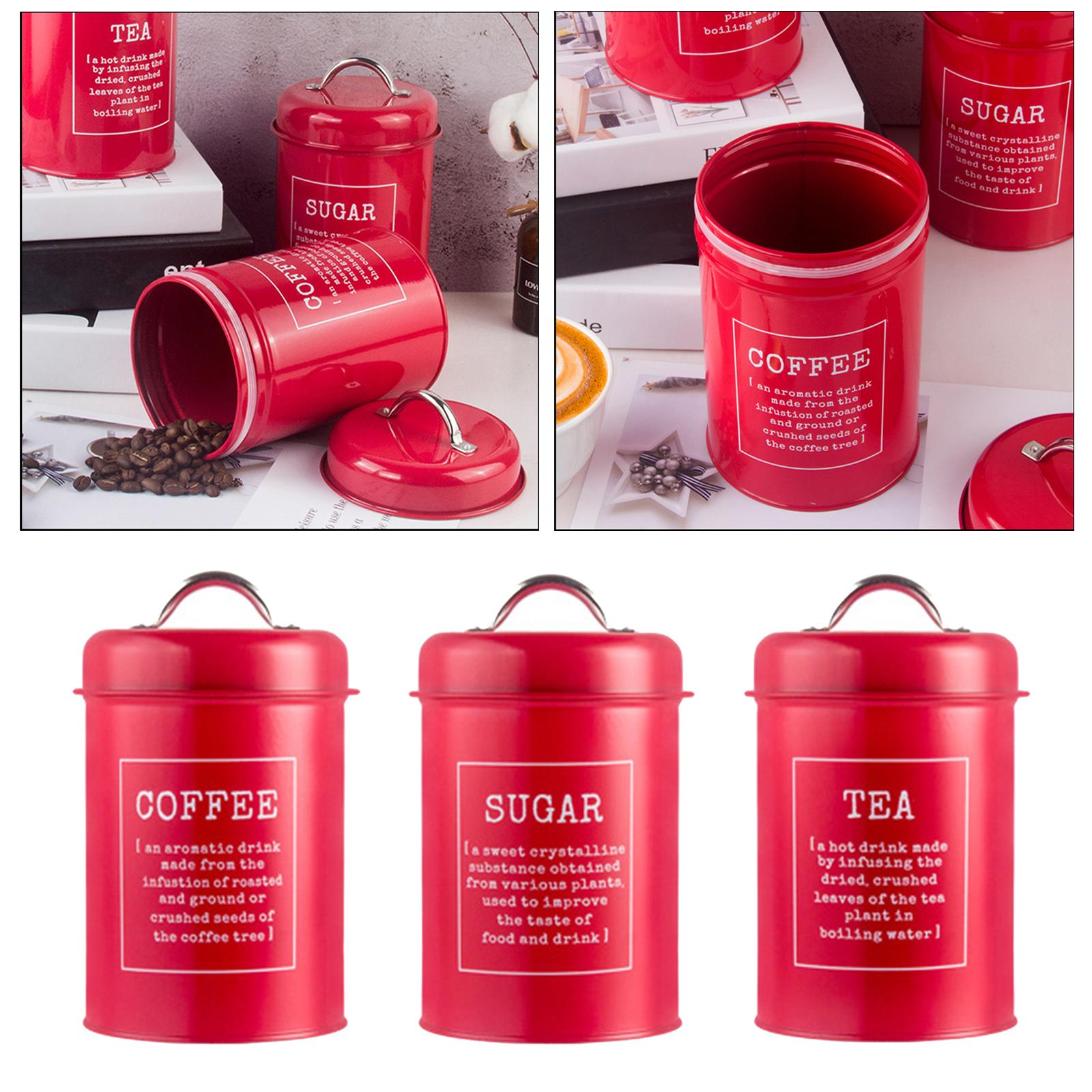 3-delige 1200ml luchtdichte ke - Coffee Tea Canister Set recensie en prijs