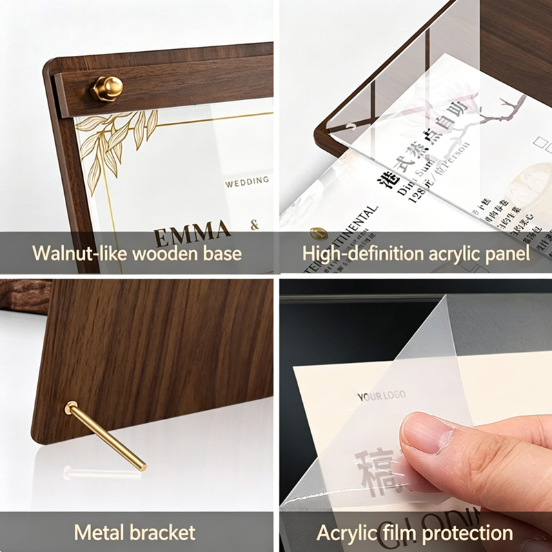 Aangepaste A4/A5 Acryl Menukaa - Coffee Tea Menu recensie en prijs