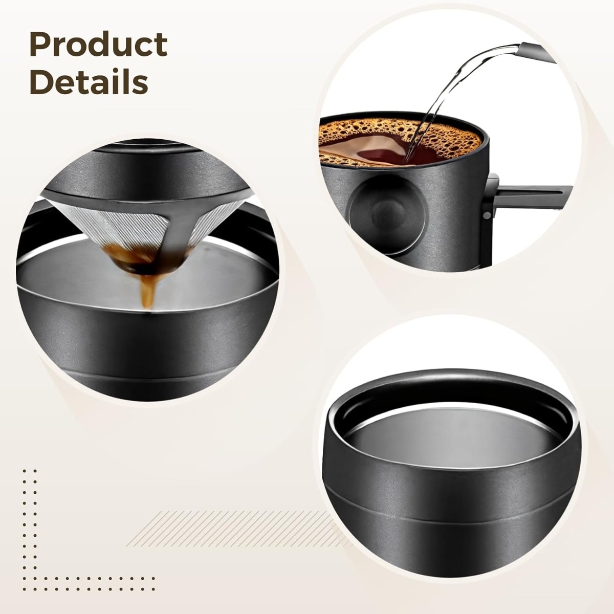 Roestvrijstalen koffiemok 350/ - Coffee Tea Warmer recensie en prijs