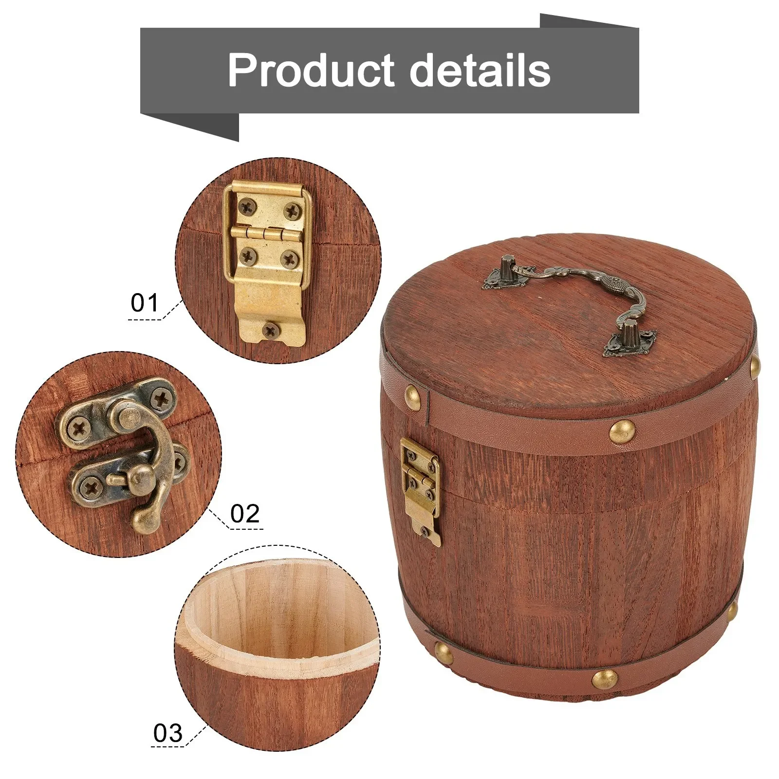 1 Pc Draagbare Thee Houten Vat - Coffee Tea Bean Leaf recensie en prijs