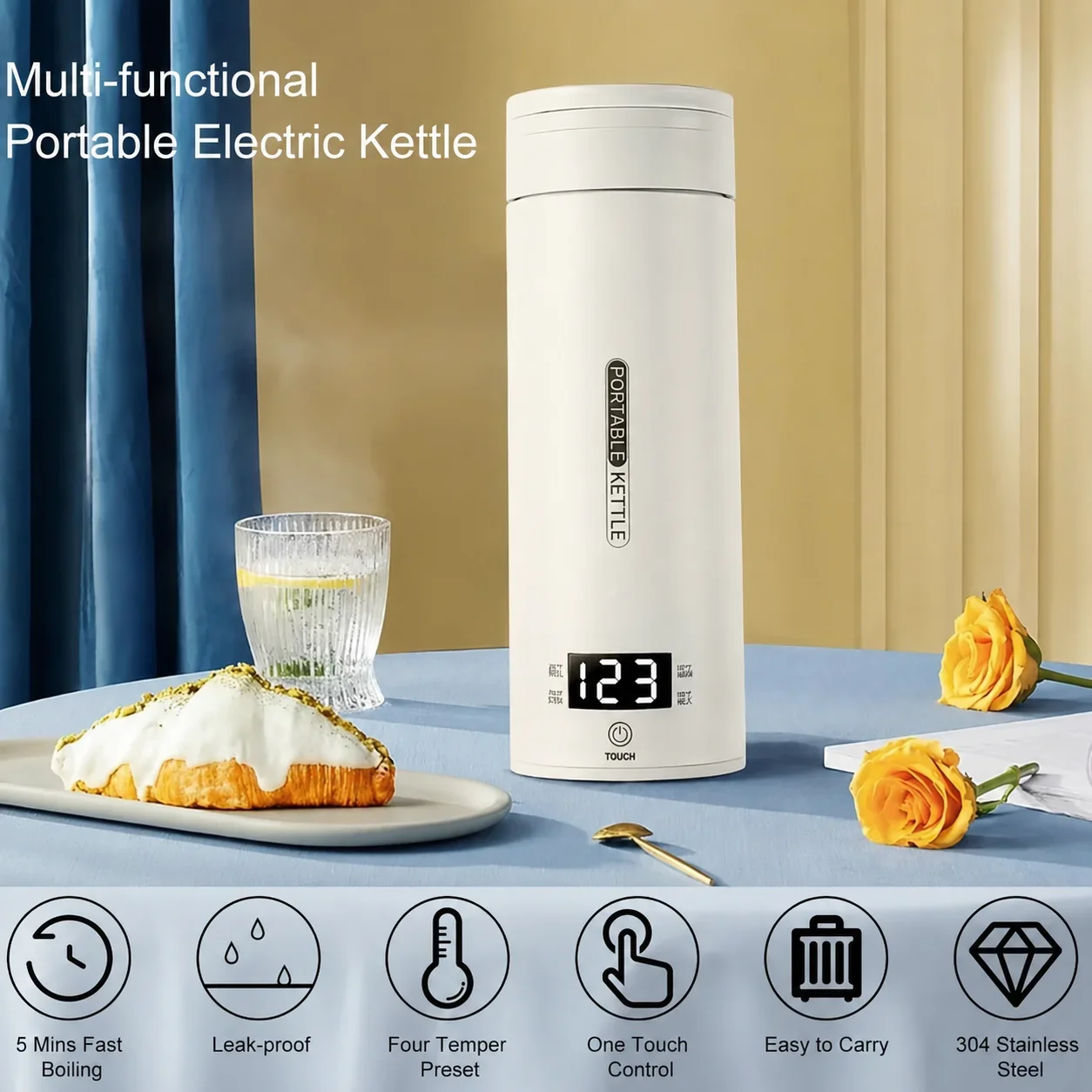 450ML Elektrische Waterkoker D - Coffee Tea Menu recensie en prijs
