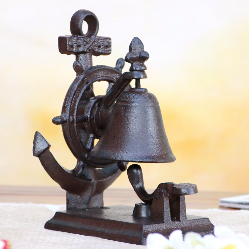 Vintage gietijzeren handbel, i - Coffee Tea Shop recensie en prijs