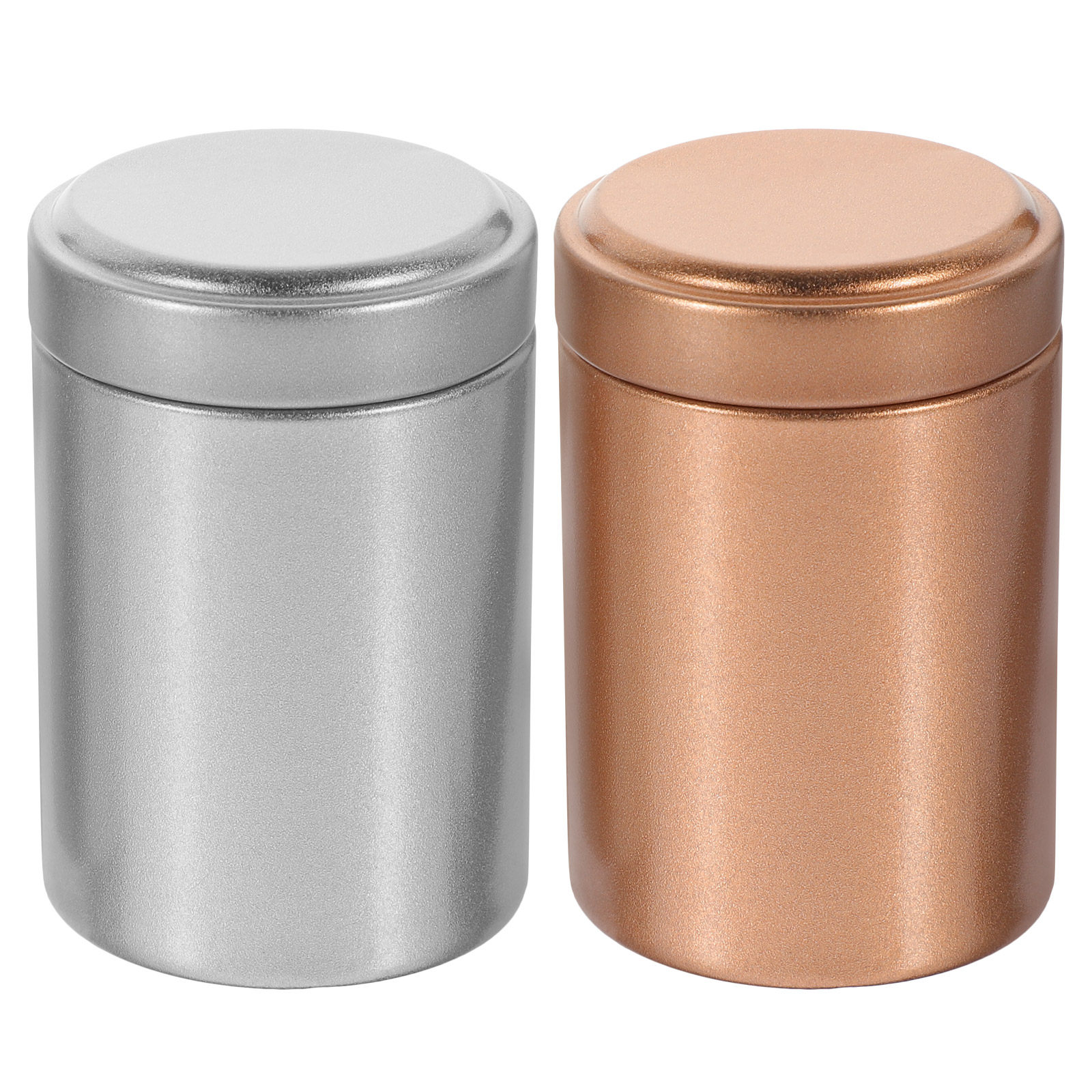 Set van 2 metalen theeblikjes, - Coffee Tea Canister Set recensie en prijs
