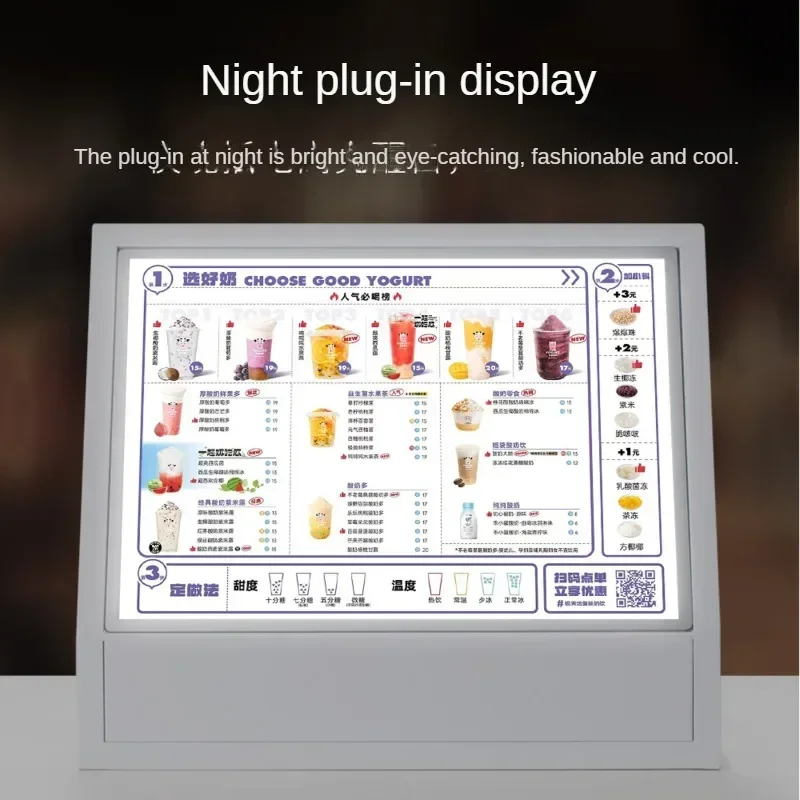 LED-menu-displaykaart voor kof - Coffee Tea Menu recensie en prijs