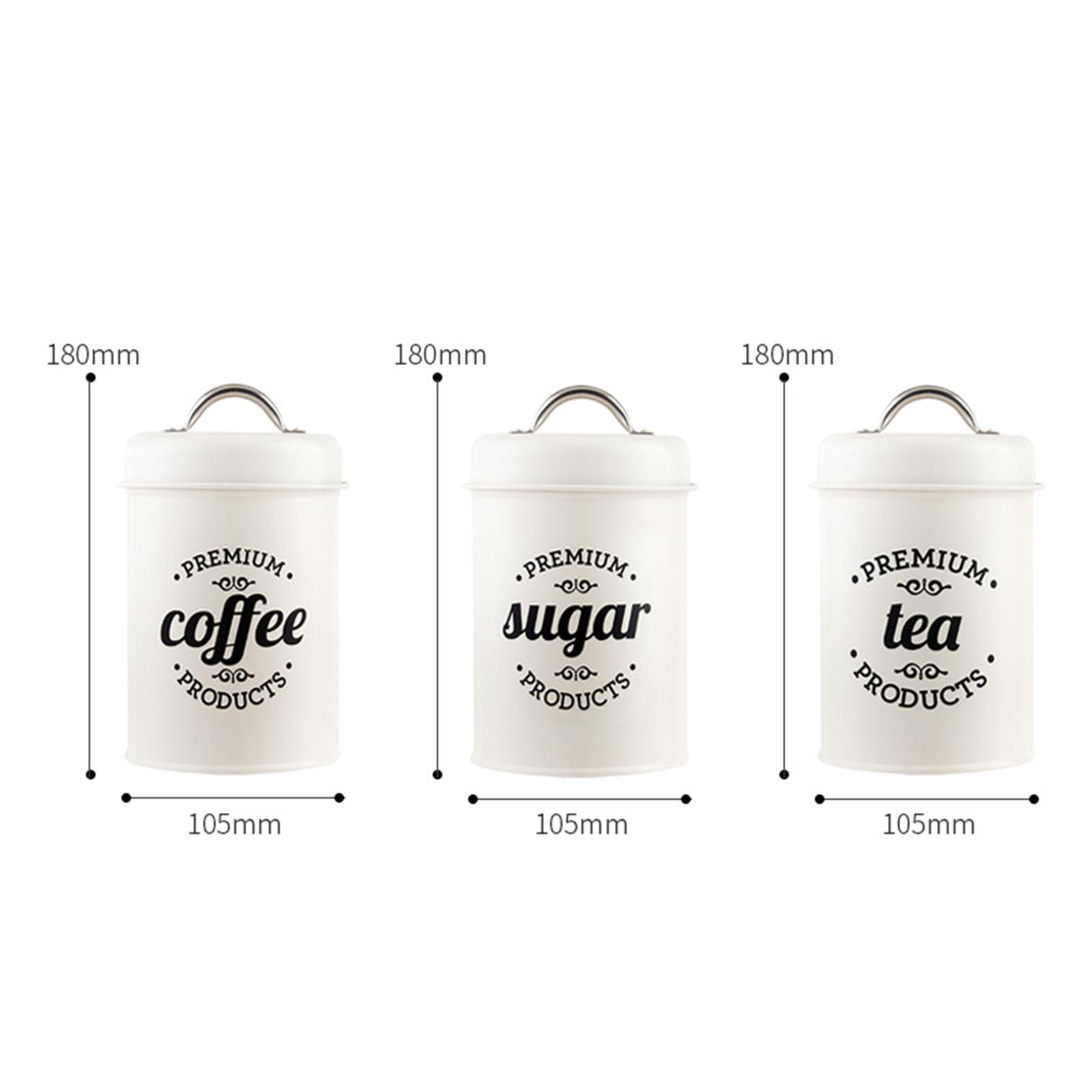 Metalen keukenblikjesset voor  - Coffee Tea Canister Set recensie en prijs