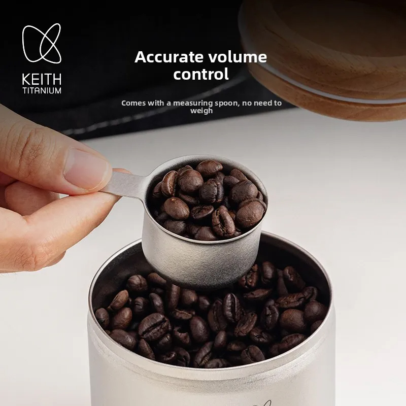 KEITH Pure Titanium Koffiebus  - Coffee Tea Canister Set recensie en prijs