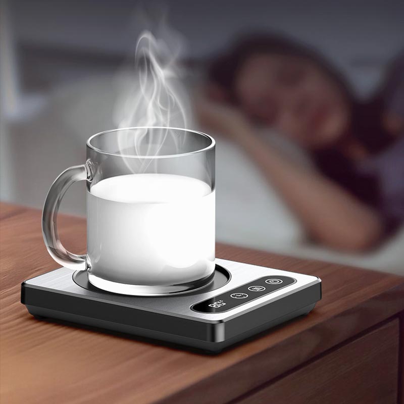 36W Koffiekopverwarmer met aan - Coffee Tea Warmer recensie en prijs